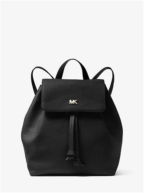 michael michael kors junie medium pebbled leather backpack|Michael Kors Junie Medium Pebbled Leather Backpack .